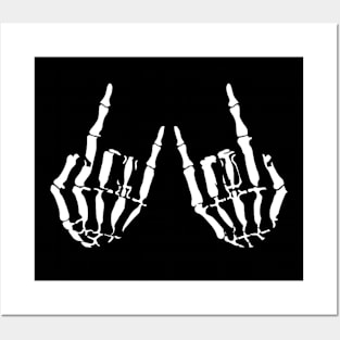 Rock And Roll Hand Gesture Posters and Art